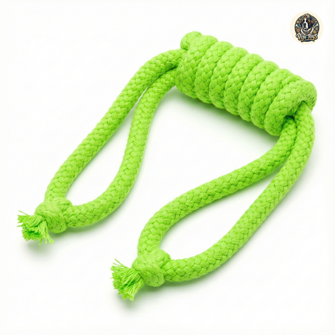 Vijv Toys Toffee Rope Toy – Lightweight Chew & Play Toy for Puppies (15")