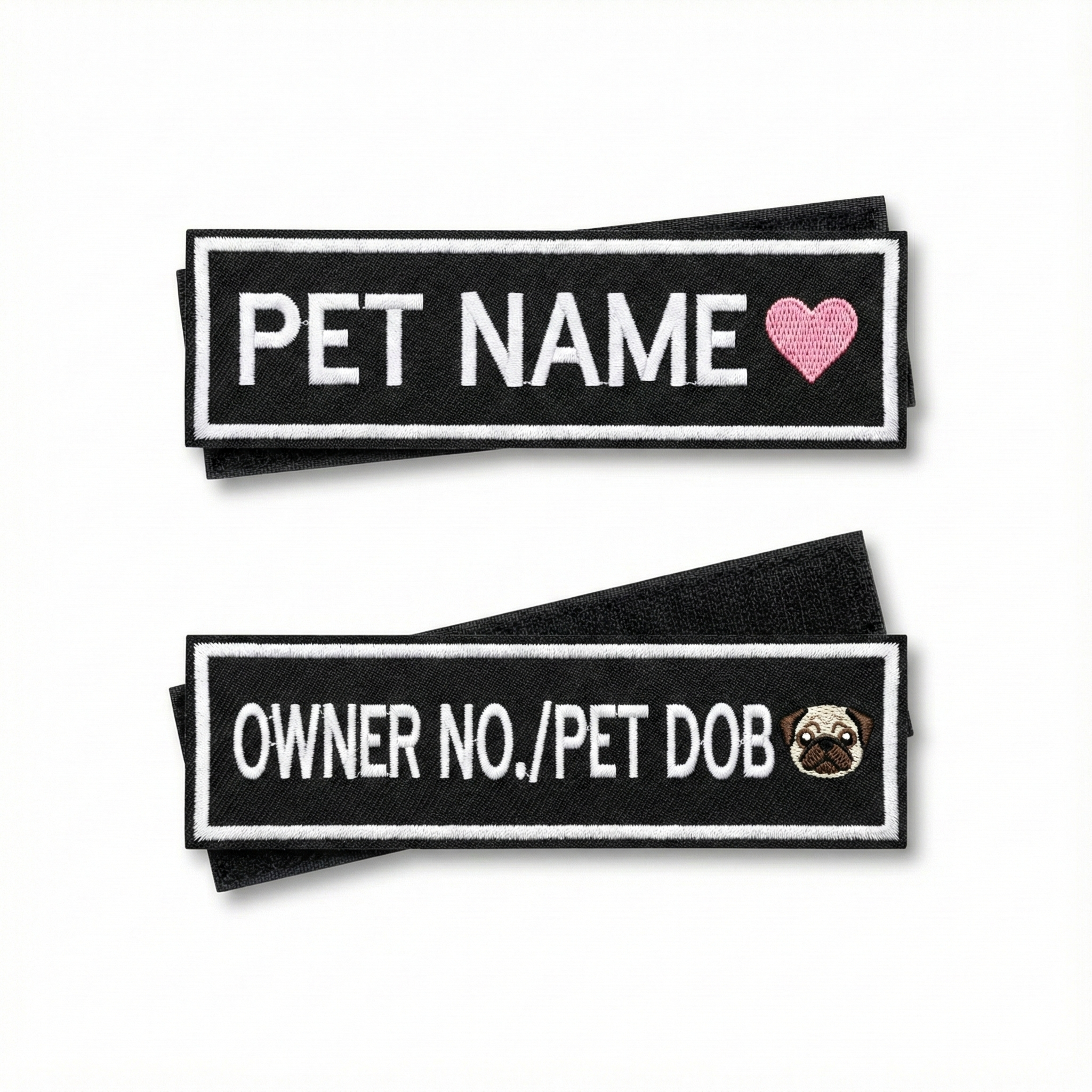 Customized Pet Name Velcro Patch