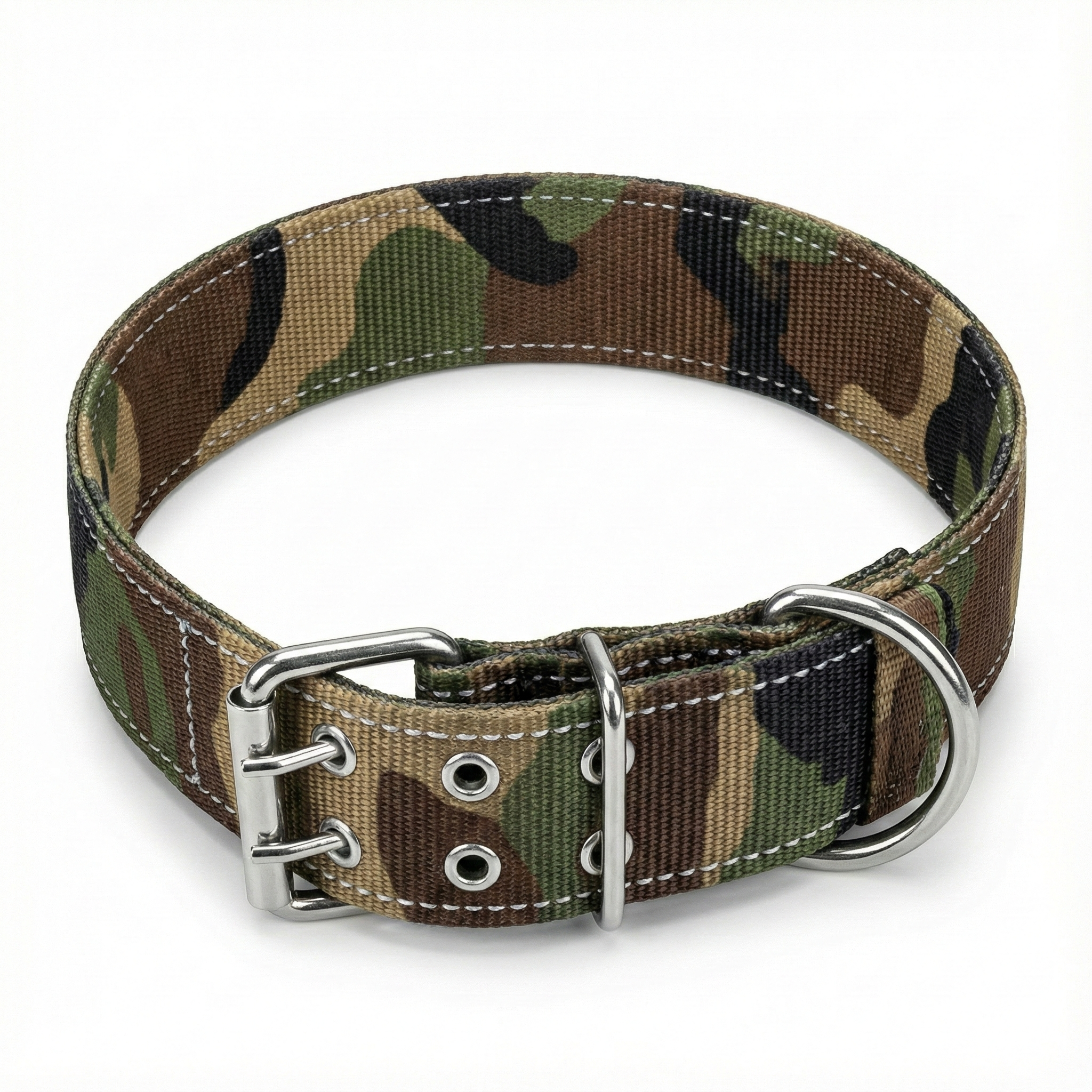 Dog Army Print Collar