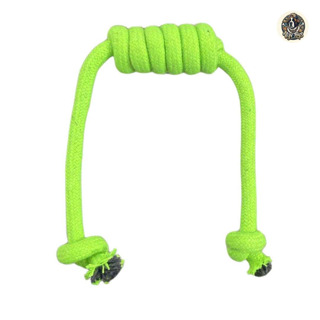 Vijv Toys Toffee Rope Toy – Lightweight Chew & Play Toy for Puppies (15")