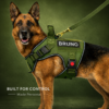 customized tactical dog harness with leash red buckel quick release customized tactical dog harness with leash red buckel quick release