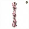 vijv toys 3 knotted rope dog toy – strong tug & chew toy for dogs (12")