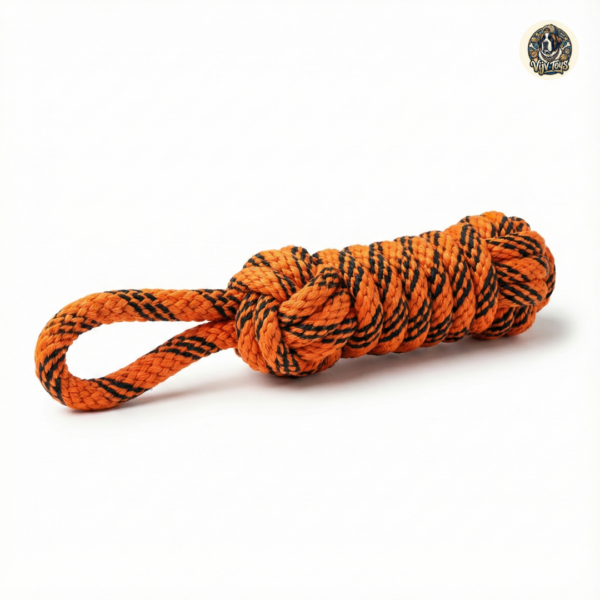 vijv toys dummy knotted rope toy – soft chew toy for puppies & small dogs (8") vijv toys dummy knotted rope toy – soft chew toy for puppies & small dogs (8")