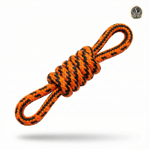vijv toys dummy knotted rope toy – soft chew toy for puppies & small dogs (8") vijv toys dummy knotted rope toy – soft chew toy for puppies & small dogs (8")