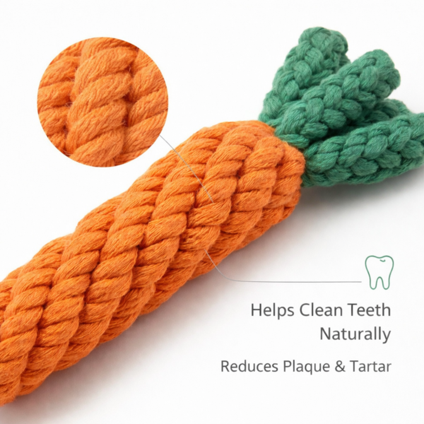 vijv toys carrot rope toy for dogs – durable chew toy for puppies & small dogs(pack of 2) vijv toys carrot rope toy for dogs – durable chew toy for puppies & small dogs(pack of 2)