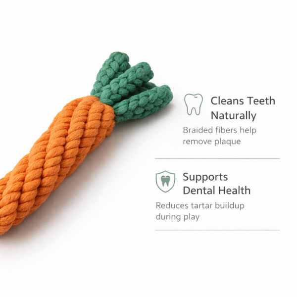 vijv toys carrot rope toy for dogs – durable chew toy for puppies & small dogs(pack of 2) vijv toys carrot rope toy for dogs – durable chew toy for puppies & small dogs(pack of 2)