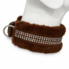 dog soft fur padded collar dog soft fur padded collar