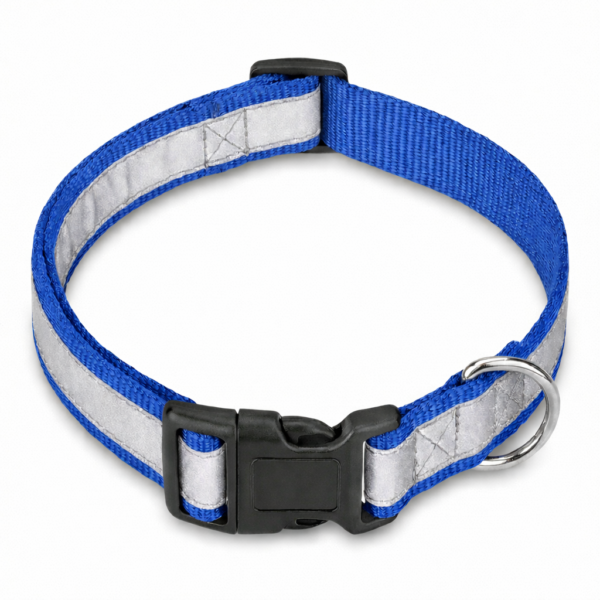 reflective collar – plain buckle