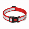 reflective collar with button lock