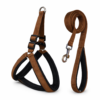 soft padded dog harness leash set