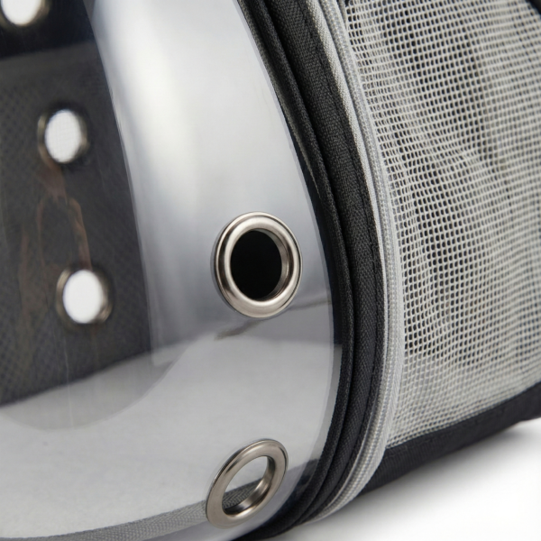 vijv toys transparent pet carry bag – breathable backpack for cats & small dogs