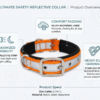 soft padded reflective collar