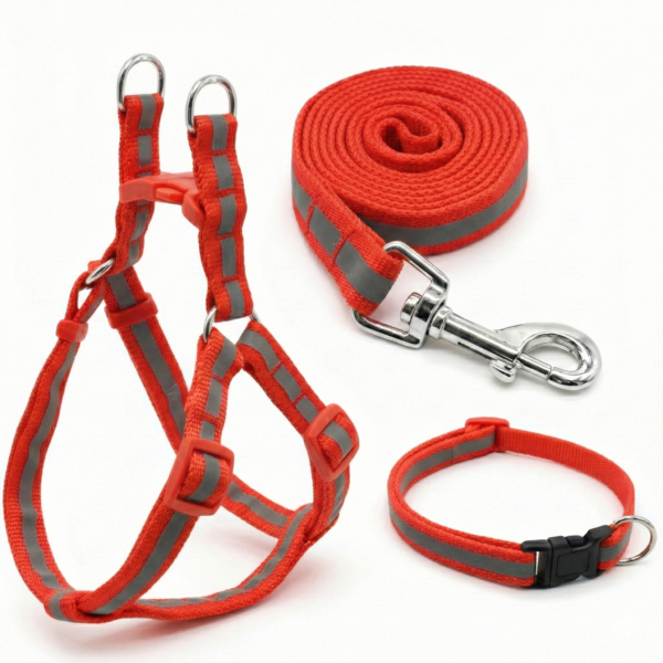 dog reflective harness combo set dog reflective harness combo set
