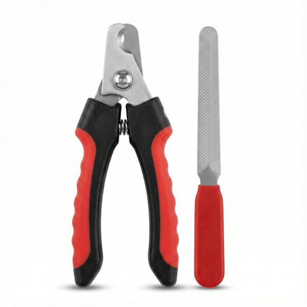 vijv toys pet nail clipper with filer – safe & sharp nail cutter for dogs & cats