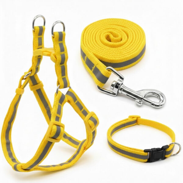 dog reflective harness combo set dog reflective harness combo set
